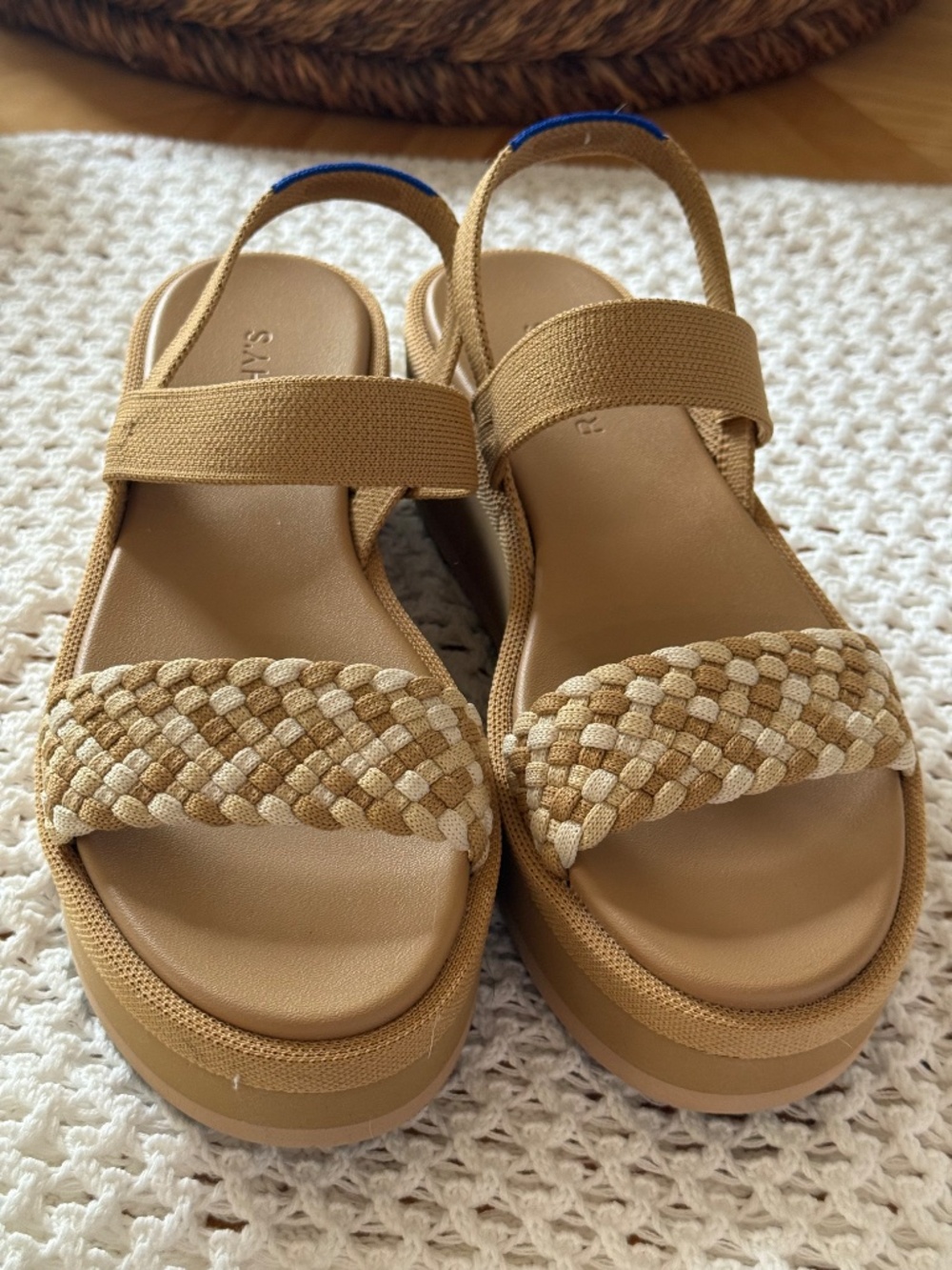 Rothy’s braided platform sandals - Picture 2 of 3
